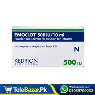 Emoclot 500iu/10ml Human Plasma Coagulation Factor VIII Infusion In Pakistan